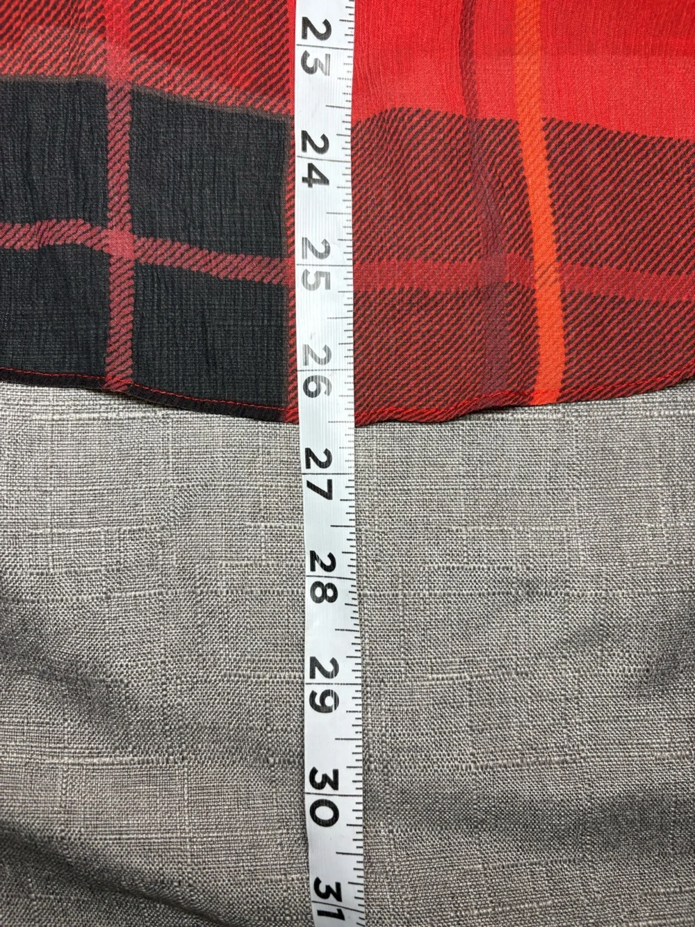 KATE SPADE Plaid Ruffle Front Button-Up Silk Blouse